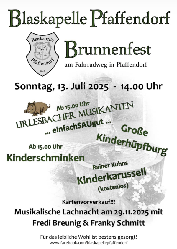 Brunnenfest in Pfaffendorf