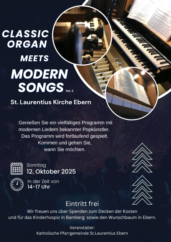 Classic Organ meets modern Songs Vol. 2