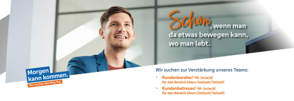 offene Stellen bei der VR Bank LIF-Ebern eG