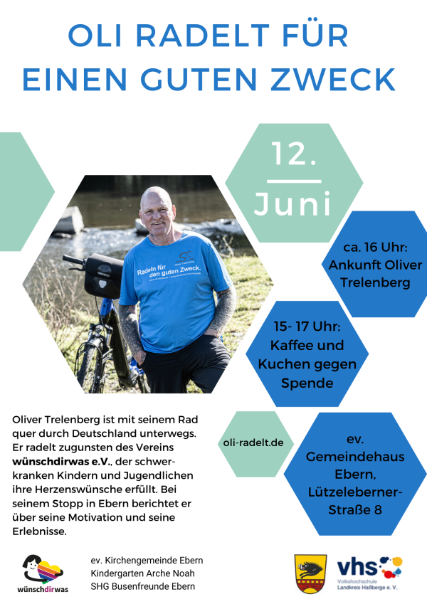 Krebspatient radelt f&uuml;r guten Zweck