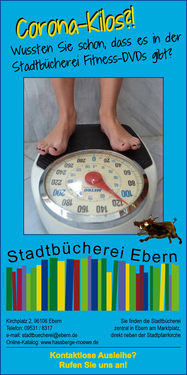 Fitness DVD&acute;s aus der Eberner Stadtb&uuml;cherei