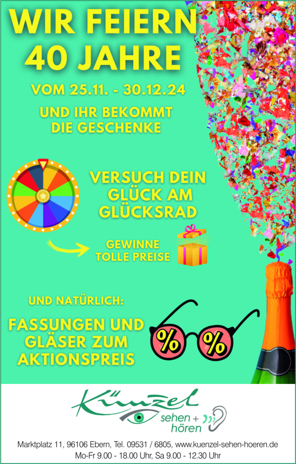 40 Jahre K&uuml;nzel sehen + h&ouml;ren