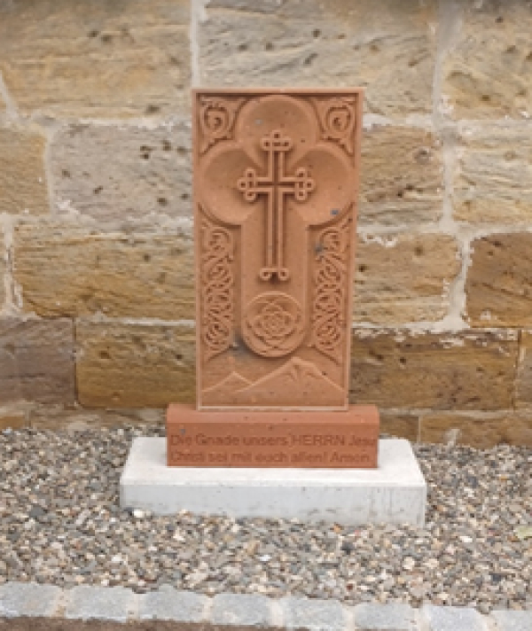 Einladung zur Weihe des armenischen Kreuzstein (Khatschkar)