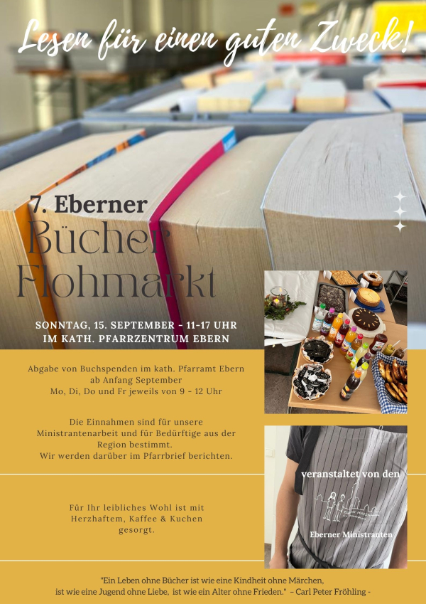 7. Eberner B&uuml;cher Flohmarkt