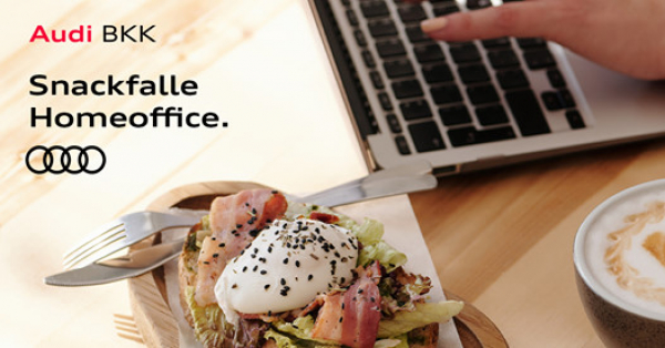 Onlinekurs der Audi BKK - Snackfalle Homeoffice