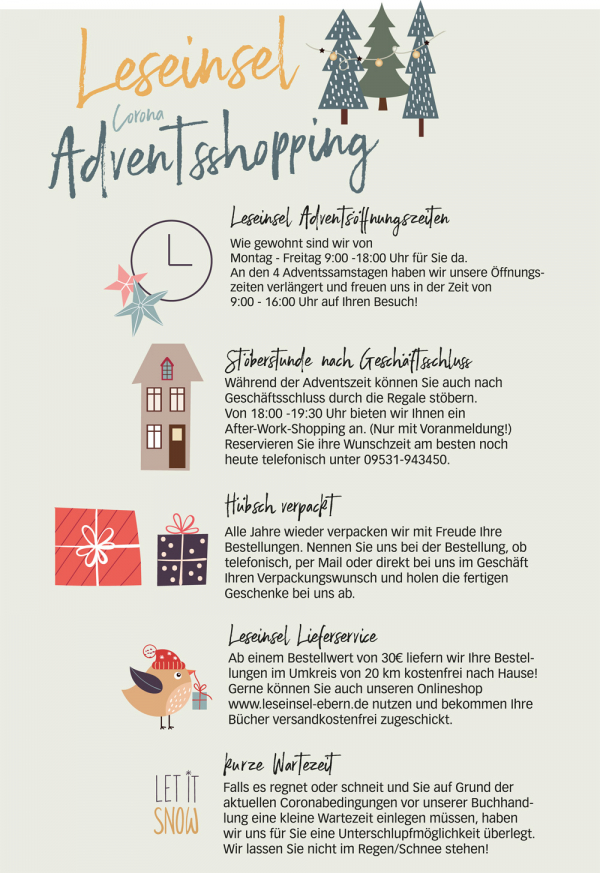 Adventsshopping bei der Leseinsel