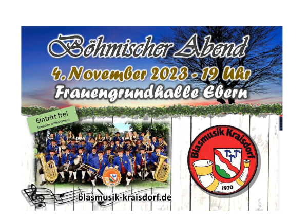 B&ouml;hmischer Abend in der Frauengrundhalle