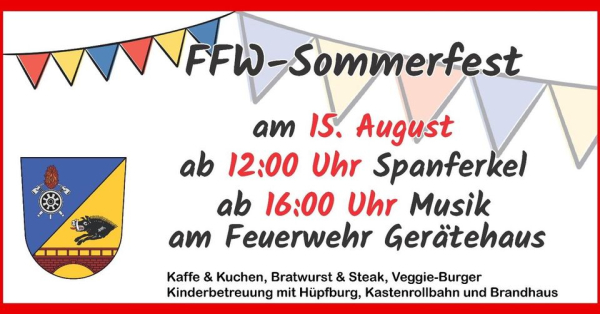 Sommerfest bei der Eberner Feuerwehr