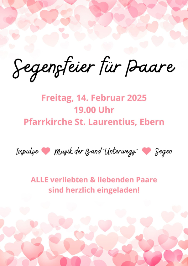 Segensfeier f&uuml;r Paare