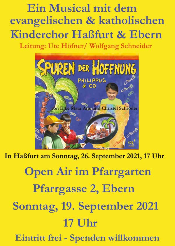 Kindermusical "Spuren der Hoffnung"