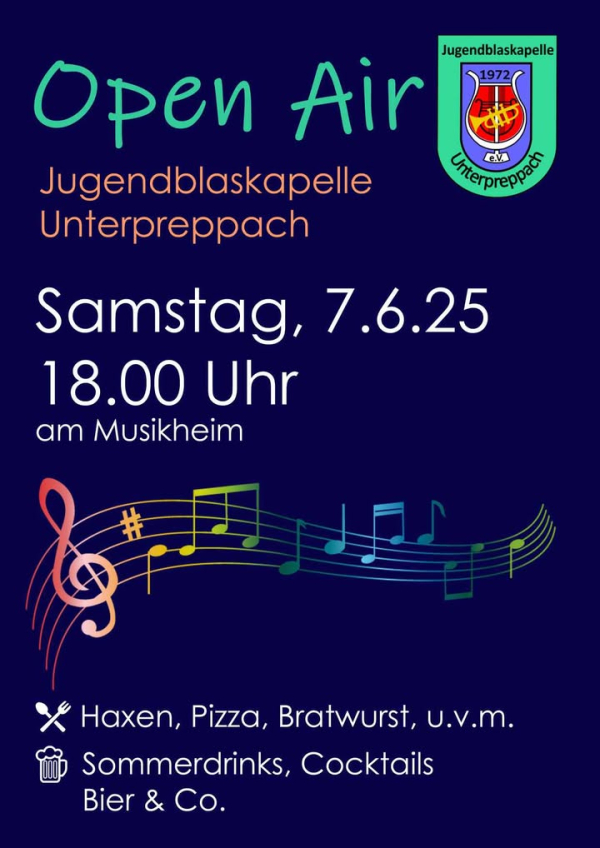 Open Air der Jugendblaskapelle Unterpreppach