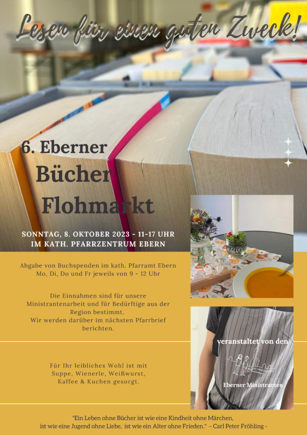 6. Eberner B&uuml;cher Flohmarkt