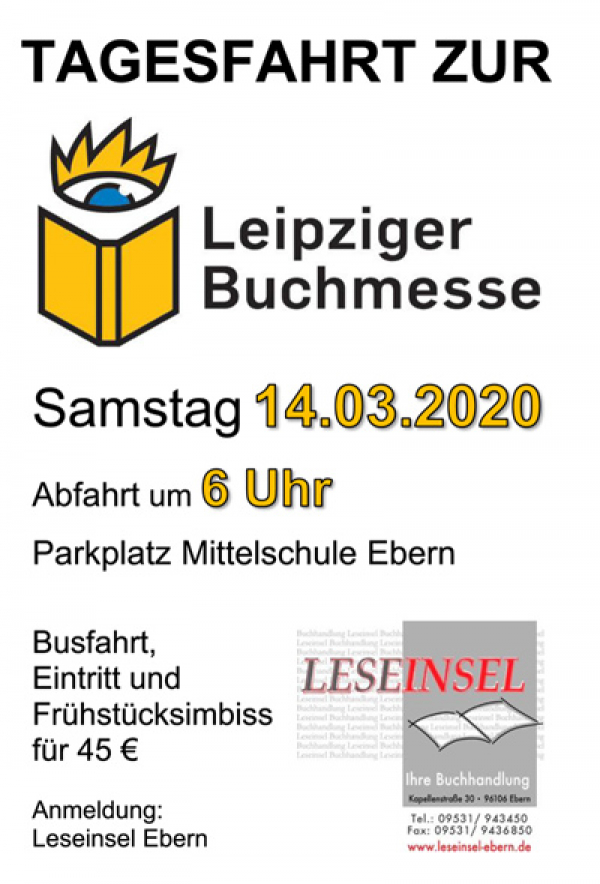 Tagesfahrt zur Buchmesse Leipzig