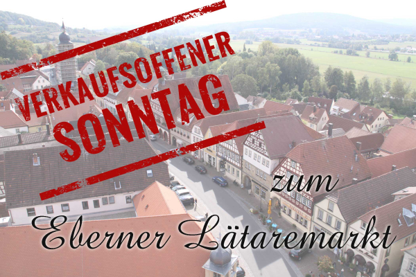 verkaufsoffener Sonntag zum L&auml;taremarkt