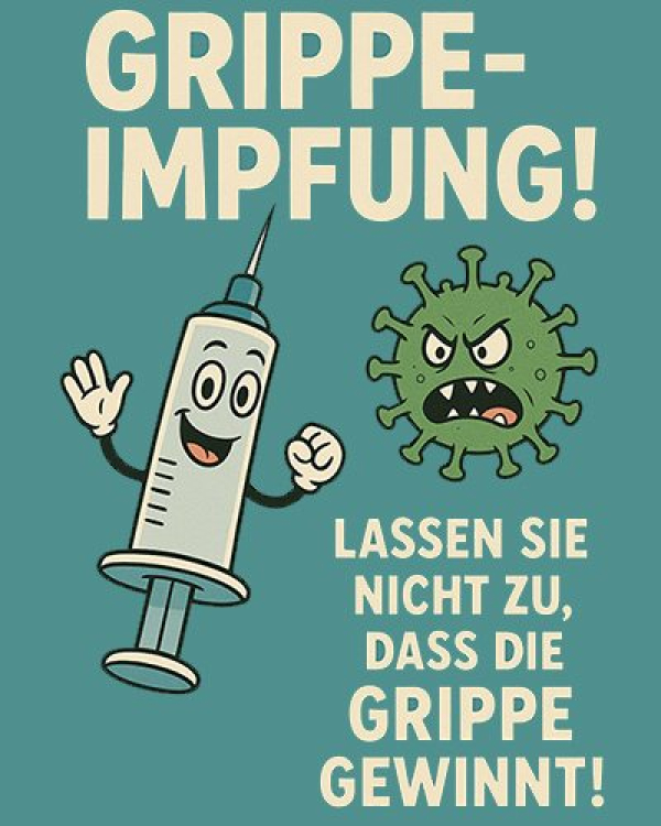 Zeit f&uuml;r die Grippeschutzimpfung