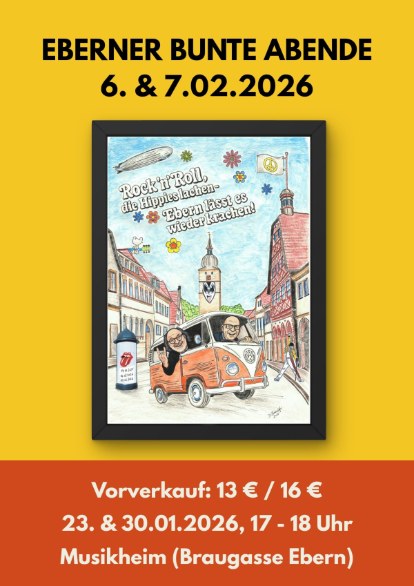 Vorverkauf f&uuml;r die Eberner Bunte Abende
