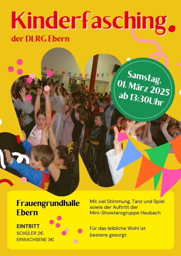 Kinderfasching der DLRG Ebern