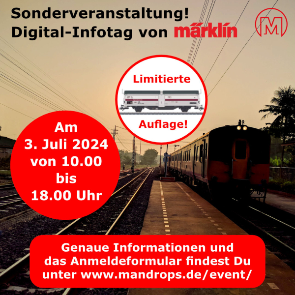 Mandrops MarkenStore Sonderveranstaltung! Der Digital-Infotag von M&auml;rklin!