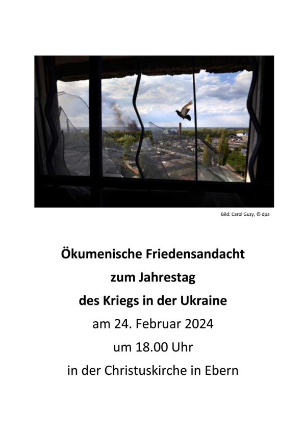 &Ouml;kumenische Friedensandacht