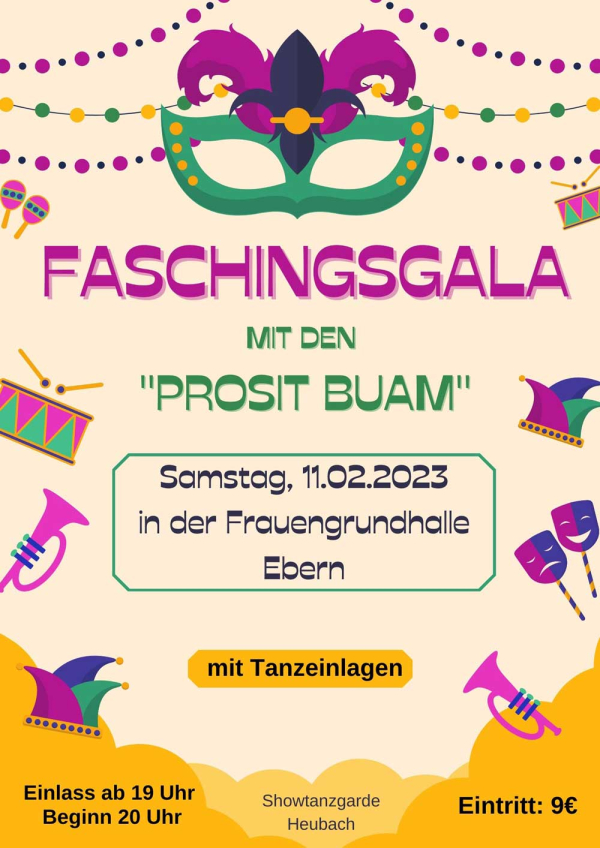 Faschingsgala der Showtanzgarde Heubach