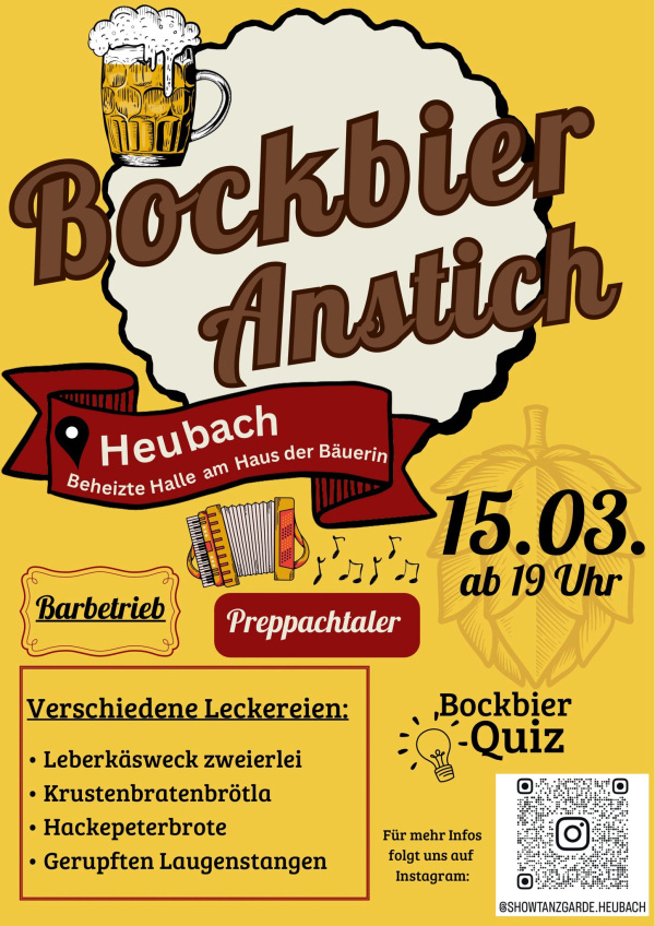 Bockbieranstich in Heubach