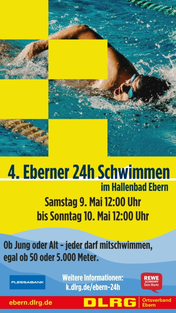 24 Stunden Schwimmen der DLRG Ebern