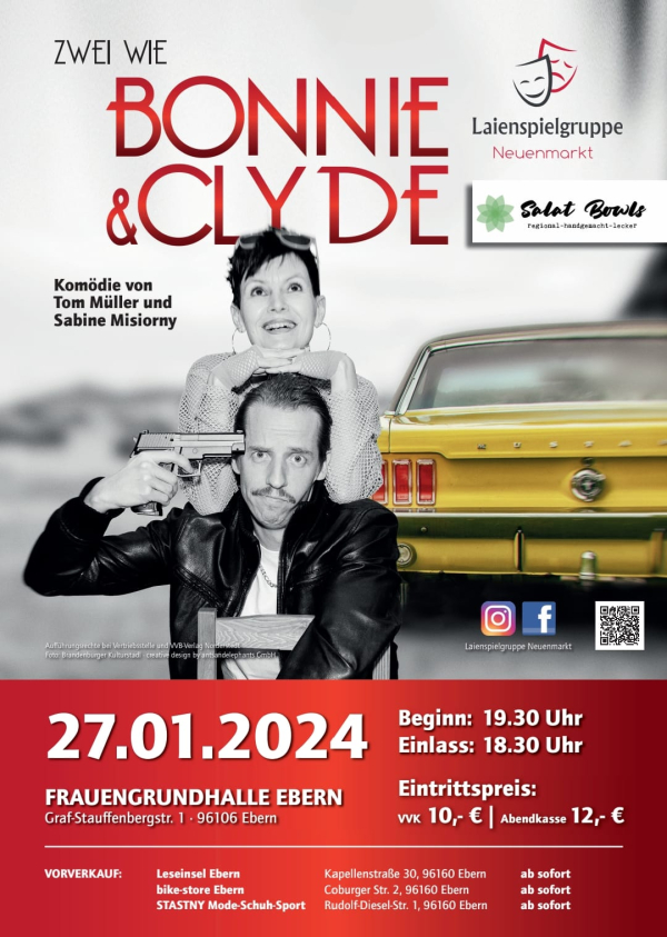 Kom&ouml;die - Zwei wie Bonnie &amp; Clyde